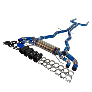 Catback d'échappement en titane JTLD pour <span class=keywords><strong>Bmw</strong></span> série <span class=keywords><strong>M</strong></span> <span class=keywords><strong>F90</strong></span> M5 S63 4.4t tuyaux de silencieux d'échappement à soupape - Product Image 2