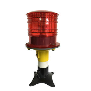 Manufacturer-Priced ICAO Low-Profile Type B Solar Obstruction LED Lights for Chimney <b>Tower</b> <b>Crane</b> Aviation Warning 2G11 Base Type - Product Image 2