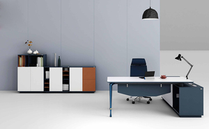 広州工場カスタマイズ可能な経営者向けオフィスデスクカスタムサイズオプション - Product Image 5