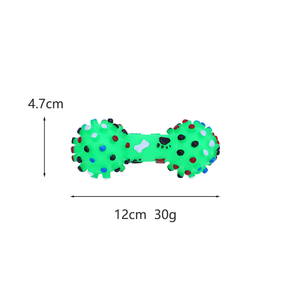 Giocattolo da Masticare per Cani Serie Manubri Classici con Punte, Direttamente dalla Fabbrica, Gioco Interattivo Divertente con Suono, Disponibile in Diversi Colori - Product Image 2