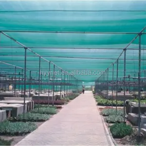 สีเบจสีเขียวการเกษตรสุทธิ/Sun Shade สุทธิตาข่ายพลาสติกสุทธิสำหรับ Shade HDPE ถัก40% 50% 80% 95%