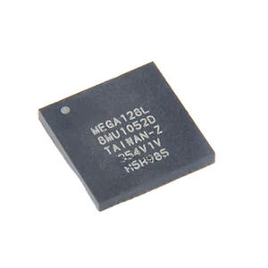 Nuevo Microcontrolador IC ATmega Original de 8 bits, 8MHz, 128KB (64K X 16) FLASH QFN64 ATMEGA128L-8MU - Product Image 1