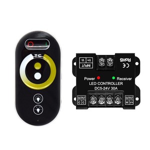 12V 24V Metal PWM LED Dimmer 18A Stepless Dimming 6Key Full Touch RF <strong>Remote</strong> <strong>Control</strong> RGB CCT LED Module Strip <strong>Light</strong> Controller - Product Image 6