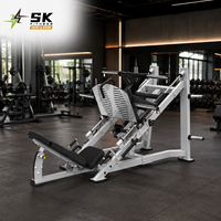 Machine combinée Hack Squat et Leg Press à charge libre SK – Équipement de musculation professionnel pour salle de sport