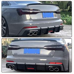 <span class=keywords><strong>A6</strong></span> <span class=keywords><strong>2012</strong></span>-2018 S6คาร์บอนไฟเบอร์ตัวกระจายแสงด้านหลังสำหรับ Audi <span class=keywords><strong>A6</strong></span> <span class=keywords><strong>S</strong></span>-<span class=keywords><strong>line</strong></span> S6 C7.5 <span class=keywords><strong>2012</strong></span>-2018กันชนหลังชุดบอดี้สปอยเลอร์ - Product Image 2