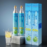 Bouteille de gaz CO2 certifiée CE 425g 0,6L pour la carbonatation de boissons à domicile