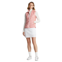 Summer Golf Bekleidung Kleidung Damen Schnellt rocknende ärmellose Techy Terry Full Zip Golf Active Gym Jacke Weste Weste