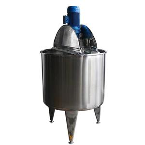 100L～1000L 食品グレード ステンレス鋼304製 シングルレイヤー フリップトップ式 撹拌槽（攪拌機付き） - Product Image 1