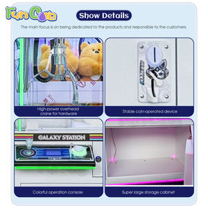 Tùy Chỉnh Mini Claw Máy Đồ Chơi Cần Cẩu Nhỏ Trong Nhà Đồng Xu Pusher Arcade Trò Chơi Trung Tâm Trẻ Em Của Quà Tặng-Bán Của Búp Bê Máy - Product Image 4