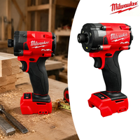 Visseuse à chocs sans fil haute performance Milwaukee M-18 Fuel 18V 1/4 pouce pour le renforcement du bois, moteur sans balais, directement de l'usine