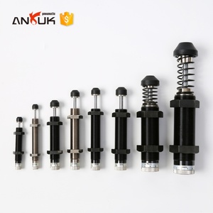 Ammortizzatori pneumatici regolabili ad aria raccordi in ottone 32mm alesaggio corsa 125mm per applicazioni tessili CNC e trasportatori - Product Image 4