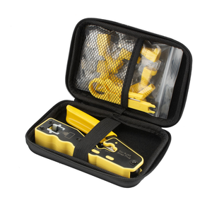 Kit d'outils de réparation de câbles réseau LAN <span class=keywords><strong>Cat</strong></span> <span class=keywords><strong>7</strong></span> OEM, comprenant un coupe-fil manuel, un tournevis et un jeu de pinces à sertir <span class=keywords><strong>RJ45</strong></span> RJ11 - Product Image 1