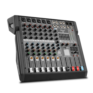 มิกเซอร์เสียงระดับมืออาชีพ OEM B8 พร้อมเอฟเฟกต์เสียงก้องในตัว 99 แบบ คอนโซลดิจิตอล 10 ช่องสัญญาณ สำหรับดีเจ พร้อมอินเทอร์เฟซเสียงแบบ USB - Product Image 1