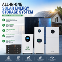 Sistem Tenaga Surya All-in-One Zsen Paket Lengkap dengan Baterai LiFePO4 Panel Surya Inverter Hibrida Penyimpanan Energi ESS Power Kit