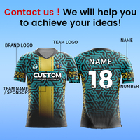 Maillot de football original à manches courtes imprimé par sublimation, maillots de football pour hommes, séchage rapide, Camisas De Futbol, maillot d'équipe de club Z259004