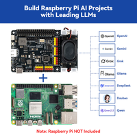 Kit de Laboratorio de IA Sunfounder para Raspberry Pi 5/4/3b+/zero 2w, Chatgpt Gemini Grok, Opencv Mediapipe, Kit de IA con Python Multi-llms
