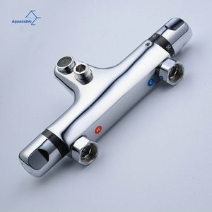 Design classique Chrome Robinet de <span class=keywords><strong>douche</strong></span> <span class=keywords><strong>thermostatique</strong></span> Mélangeur de bain Mélangeur de <span class=keywords><strong>douche</strong></span> de salle de bain Fonction 2 voies Mélangeur de bain - Product Image 6