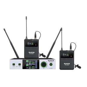 Microphone sans fil double XLR de haute qualité, avec boîtier métallique, 2 antennes, portée de 100 m, pour conférences et performances - Product Image 3