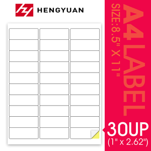 A4 Tấm Sticker A4 Nhãn Có Thể In 70X37Mm Nhãn A4 A5 Máy In Phun 2 <span class=keywords><strong>Labels</strong></span> Trên Mỗi Tờ A4 Laser Tấm A4 Keo Chống Thấm Nước - Product Image 2