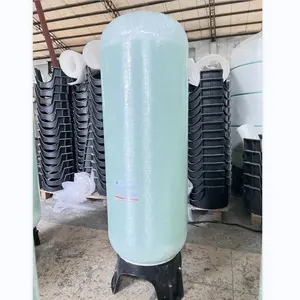 China Fabrik Fiberglas frp Druck vertikale Speichertank Filter Preis für Wasseraufweichung FRP-Tank