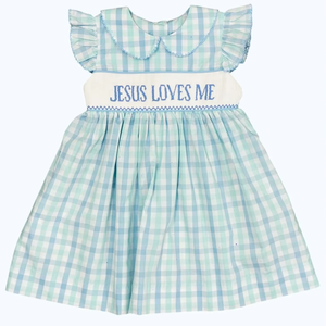 Preorden Jesús me ama niña pequeña niños volantes vestido Niño Burbuja mameluco hermano partidos ropa <span class=keywords><strong>de</strong></span> bebé - Product Image 1