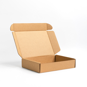20x14x4cm <b>Small</b> Custom Logo Kraft Mailer Box Recyclable Corrugated Paper <b>Gift</b> Box for <b>Small</b> Clothing Lingerie Jewelry Shipping - Product Image 2