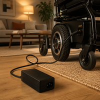 Chargeur de trottinette électrique Joyun 42V 2A pour batterie lithium 36V, chargeur de vélo électrique pour batterie Li-ion, prise 5521, fauteuil roulant électrique