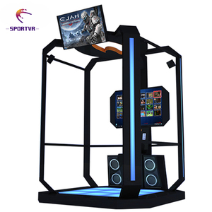 Simulateur de jeu interactif VR de réalité virtuelle SportVR V8017, tir et marche, 2 joueurs, capacité 500 kg, 42 pouces, pour intérieur - Vente chaude - Product Image 5