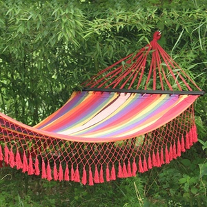 Hamaca portátil ligera y moderna, mosquitera, tela plegable, Material <span class=keywords><strong>de</strong></span> <span class=keywords><strong>madera</strong></span> <span class=keywords><strong>para</strong></span> jardín, Camping, actividades al aire libre, Parque - Product Image 2