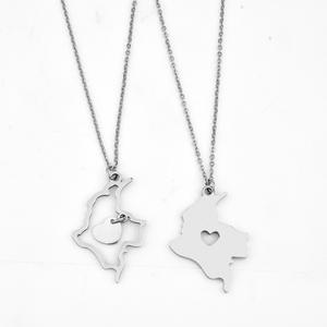 Collier en acier inoxydable avec chaîne à maillons en forme de cœur pour maman et enfant - <span class=keywords><strong>Je</strong></span> serai toujours ta petite fille et tu seras toujours <span class=keywords><strong>mon</strong></span> ange - Cadeau - Product Image 3