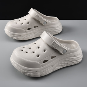 <span class=keywords><strong>Zuecos</strong></span> <span class=keywords><strong>Crocs</strong></span> para <span class=keywords><strong>hombre</strong></span> con suela gruesa que aumenta la altura, transpirables, con punta cerrada, de EVA, para usar en la playa en verano - Product Image 2