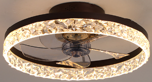 Lámpara de ventilador de techo Conversión de frecuencia 360 grados Cabeza agitada Girar Luz de sala de estar minimalista moderna en el dormitorio. - Product Image 3