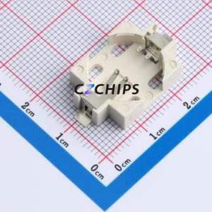 BS-170C02 Button & Strip Battery Connector SMD Connector Battery Holder Phosphor Bronze Tin - Product Image 1