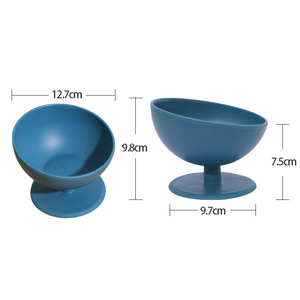 Cuenco de comida para gatos anticaída de pie alto con diseño de <span class=keywords><strong>silla</strong></span> de Bar original Alimentador de mascotas de acero sólido para gatos al por mayor para perros - Product Image 4