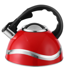 Stainless Steel 3L Stove Top <strong>Kettle</strong> Fast Boil Whistling <strong>Kettle</strong> <strong>for</strong> Gas <strong>Hob</strong> Induction <strong>Hob</strong> Silicon Coated Cool Handle - Product Image 1
