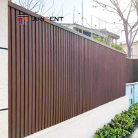 Revêtement mural en composite bois-plastique moderne, facile à installer, prix compétitif, sur mesure, pour les jardins