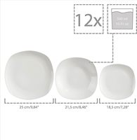 Service de table moderne en porcelaine à motif végétal, 86 pièces, certifié CE, pour 12 personnes, idéal pour les fêtes – Approvisionnement direct usine, écologique