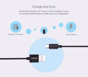 Câble de données USB C, câble de charge de type C pour téléphone portable, cordon pour téléphone mobile - Product Image 5
