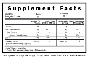 Gomitas de Arándano Natural, Suplemento para la Salud de la Mujer para Mejorar la Inmunidad - Product Image 4