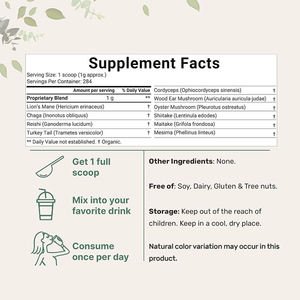 मशरूम पाउडर मिश्रण निर्माता | ओएम/प्राइवेट लेबल | शेर मैनी/रीबिशी/कॉर्डिइसेप्स | सीगम्प | मॉक 500 + - Product Image 6