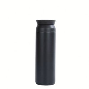 Taza Aislada Japonesa Harajuku de Alta Estética para Mujer, 500 ml, Acero Inoxidable 304 con Asa, Taza de Viaje Portátil para Auto - Product Image 1