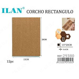 Lámina de Corcho Rectangular Ilan 15x20 cm, Materiales para Manualidades - Product Image 3