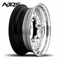 Jantes en alliage forgé Rotiform 356 en deux parties, jantes de course sur circuit, 17-21 pouces pour Ford Mustang Dodge Challenger GMC Sierra