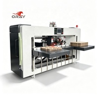 Máquina Clavadora Semiautomática de Dos Piezas Oray 1200D 2000mm para Paredes Simples/Dobles Corrugadas con Pantalla de Código de Error y Visualización Rápida