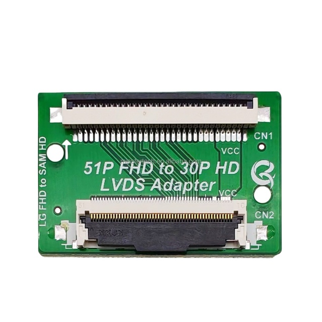 51 Pin to 30 Pin  LVDS Converter Adapter Board Card Plate LCD LED TV Screen Display Panel Flex Cable Connector