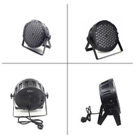 Projecteur LED PAR en plastique 80*1W RGB 3-en-1 avec contrôle DMX512 IP20, effet de dégradé et de saut de couleur, effet de scintillement pour événements et mariages