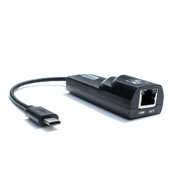 Hight Speed USB Type-C to Gigabit Ethernet RJ45 LAN (10/100/1000) Mbps Network Adapter for Desktop PC and Laptop and Notebook