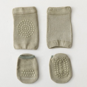 <span class=keywords><strong>Calcetines</strong></span> Antideslizantes para Bebés y Niños Pequeños, con Agarre, para Gatear, Juego de <span class=keywords><strong>Calcetines</strong></span> y Rodilleras - Product Image 3