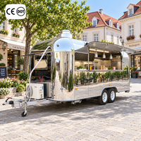 Etodevice Remorque alimentaire mobile commerciale neuve de 19 pieds avec structure en aluminium et cuisine complète à vendre aux États-Unis