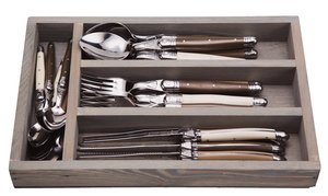 Ensemble de sculpture <span class=keywords><strong>Laguiole</strong></span> en acier inoxydable de haute qualité couteau et <span class=keywords><strong>fourchette</strong></span> Chef maison couverts français pour anniversaire de mariage - Product Image 4